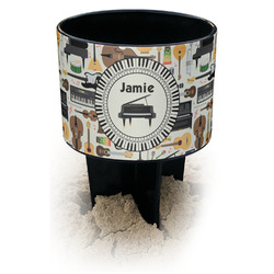 Musical Instruments Black Beach Spiker Drink Holder (Personalized)