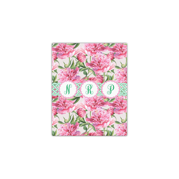 Watercolor Peonies 11x14 - Canvas Print - Front View