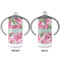 Watercolor Peonies 12 oz Stainless Steel Sippy Cups - APPROVAL