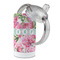 Watercolor Peonies 12 oz Stainless Steel Sippy Cups - Top Off