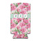 Watercolor Peonies 12oz Tall Can Sleeve - FRONT