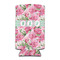 Watercolor Peonies Can Cooler (tall 12 oz) (Personalized)