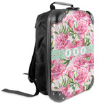 Watercolor Peonies Kids Hard Shell Backpack (Personalized)