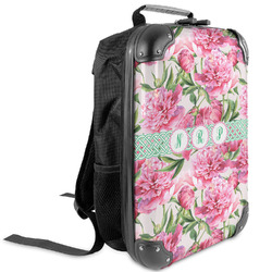 Watercolor Peonies Kids Hard Shell Backpack (Personalized)