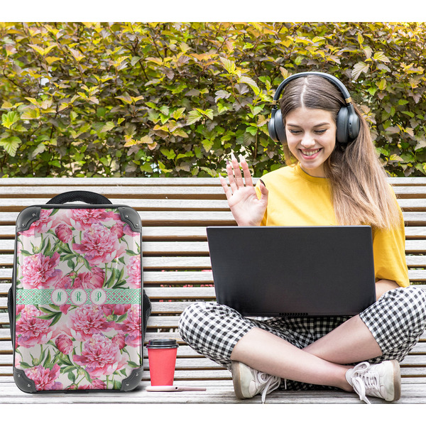 Watercolor Peonies 15" Backpack - LIFESTYLE