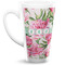 Watercolor Peonies Latte Mug (Personalized)