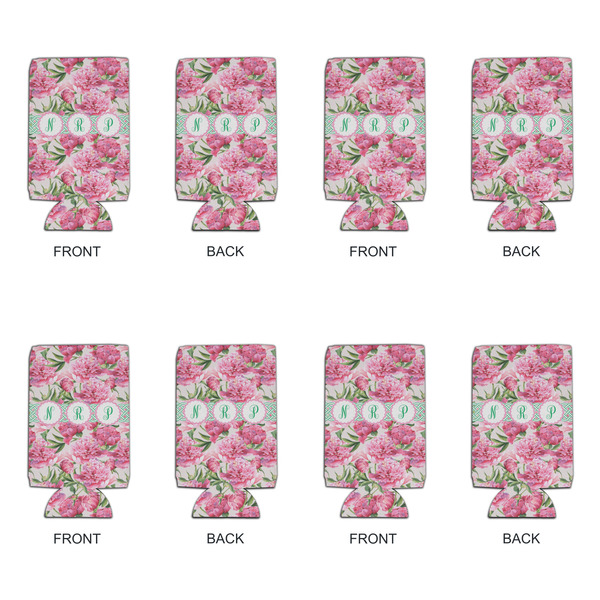 Watercolor Peonies 16oz Can Sleeve - Set of 4 - APPROVAL