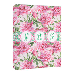 Watercolor Peonies Canvas Print - 16x20 (Personalized)