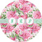 Watercolor Peonies Multipurpose Round Labels - 2" (Personalized)