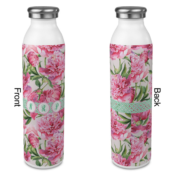 Watercolor Peonies 20oz Water Bottles - Full Print - Approval