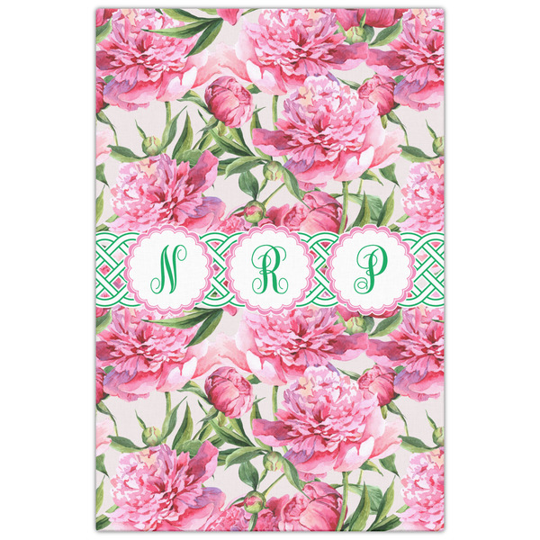 Watercolor Peonies 20x30 - Canvas Print - Front View