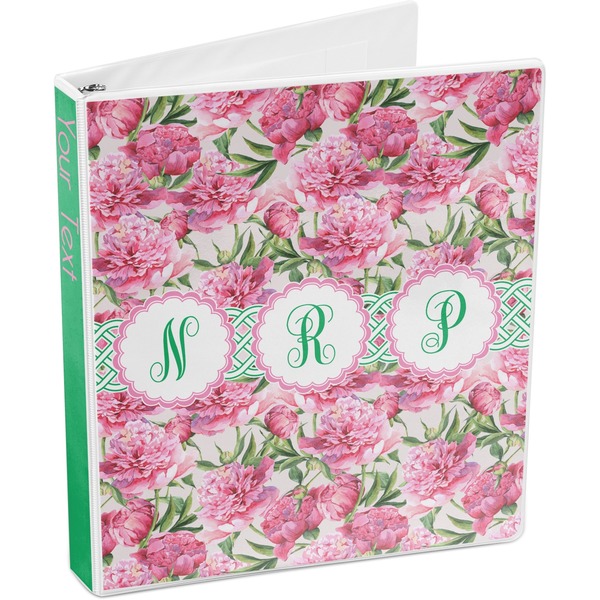 Watercolor Peonies 3-Ring Binder 3/4 - Main