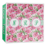Watercolor Peonies 3-Ring Binder - 2 inch (Personalized)