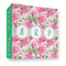 Watercolor Peonies 3 Ring Binder - Full Wrap - 3" (Personalized)