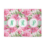 Watercolor Peonies Area Rug (Personalized)