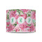 Watercolor Peonies 8" Drum Lampshade - FRONT (Poly Film)