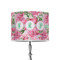 Watercolor Peonies 8" Drum Lamp Shade - Poly-film (Personalized)