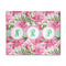 Watercolor Peonies 8' x 10' Patio Rug (Personalized)