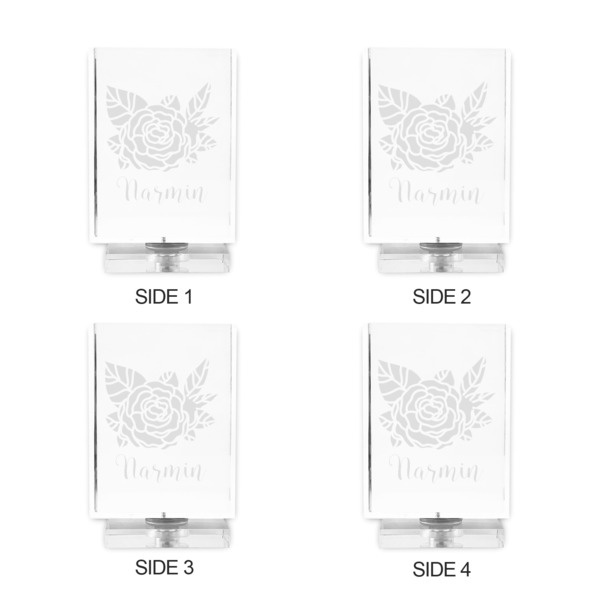 Watercolor Peonies Acrylic Pencil Holder - APPROVAL