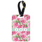 Watercolor Peonies Aluminum Luggage Tag (Personalized)