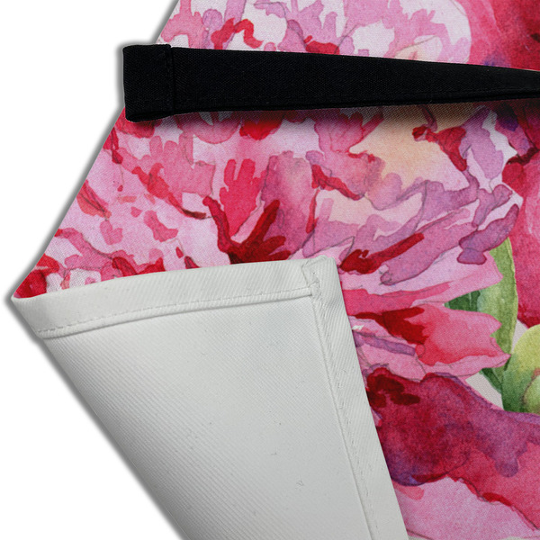 Watercolor Peonies Apron - (Detail)