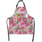 Watercolor Peonies Apron - Flat with Props (MAIN)