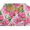 Watercolor Peonies Apron - Pocket Detail with Props
