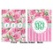 Watercolor Peonies Baby Blanket (Double Sided - Printed Front and Back)