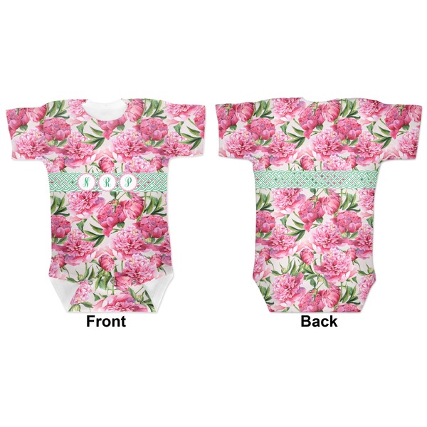 Watercolor Peonies Baby Bodysuit Approval