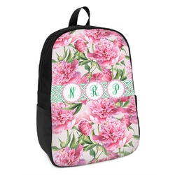Watercolor Peonies Kids Backpack (Personalized)