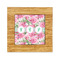 Watercolor Peonies Bamboo Trivet with Ceramic Tile Insert (Personalized)