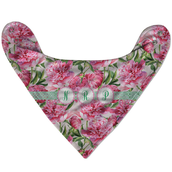 Watercolor Peonies Bandana Flat Approval