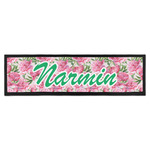 Watercolor Peonies Bar Mat - Large (Personalized)
