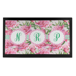 Watercolor Peonies Bar Mat - Small (Personalized)