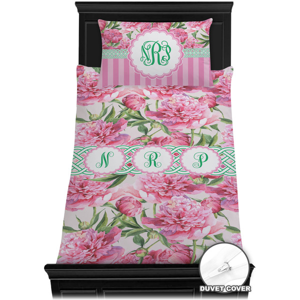 Watercolor Peonies Bedding Set (TwinXL) - Duvet