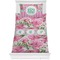 Watercolor Peonies Comforter Set - Twin XL (Personalized)