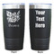 Watercolor Peonies Black Polar Camel Tumbler - 20oz - Double Sided  - Approval