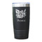 Watercolor Peonies Black Polar Camel Tumbler - 20oz - Single Sided - Approval