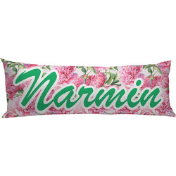 Watercolor Peonies Body Pillow Case (Personalized)