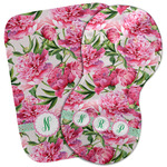 Watercolor Peonies Burp Cloth (Personalized)