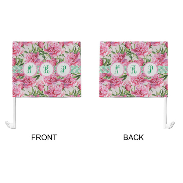 Watercolor Peonies Car Flag - Large - APPROVAL
