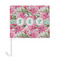Watercolor Peonies Car Flag - Large - FRONT