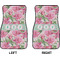 Watercolor Peonies Car Mat Front - Approval