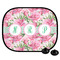 Watercolor Peonies Car Side Window Sun Shade (Personalized)