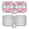 Watercolor Peonies Car Sun Shades - APPROVAL
