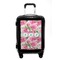 Watercolor Peonies Carry On Hard Shell Suitcase (Personalized)