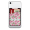 Watercolor Peonies 2-in-1 Cell Phone Credit Card Holder & Screen Cleaner (Personalized)