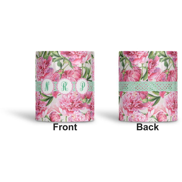 Watercolor Peonies Ceramic Pen Holder - Apvl