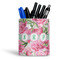 Watercolor Peonies Ceramic Pen Holder