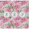 Watercolor Peonies Ceramic Tile Hot Pad (Personalized)